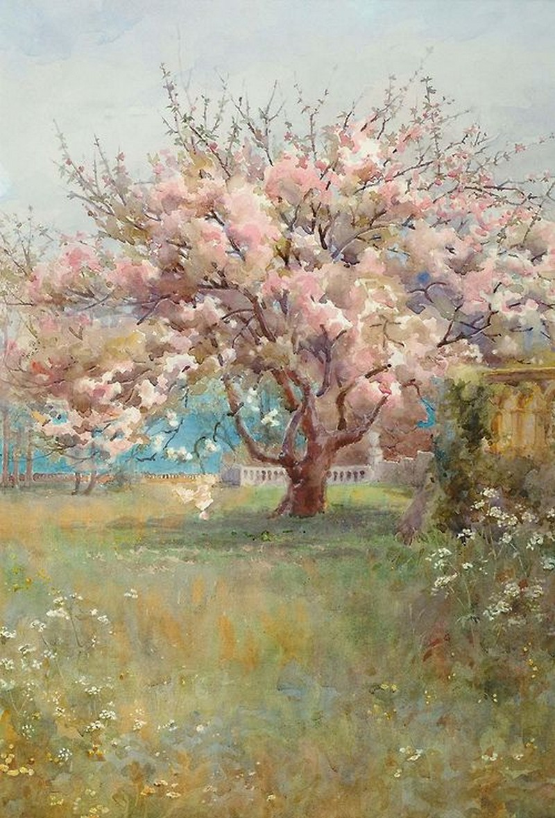 Bức tranh Blossom Time - Charles Edward Georges 1900.jpg