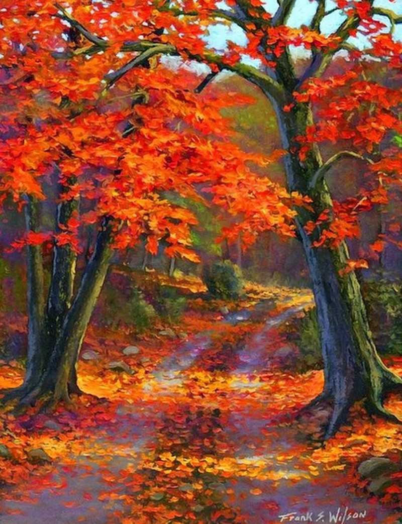 Bức tranh Autumn lago blizar canad.jpg