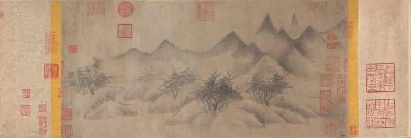 bức tranh Cloudy Mountain.jpg