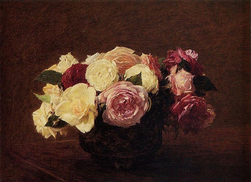 Bức tranh hoa hồng Rose - Fantin – Latour.jpg