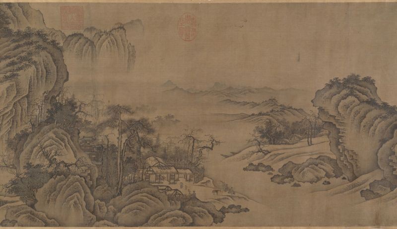 bức tranh những dãy núi mùa thu.jpg