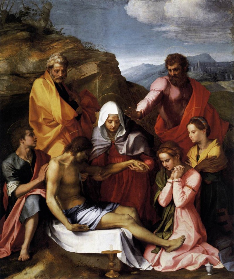 Bức tranh Pietà with Saints..jpg