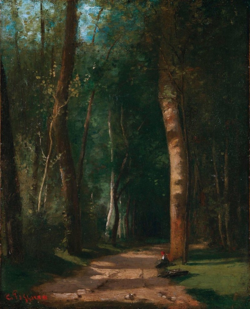 Bức tranh Road in a Forest.jpg