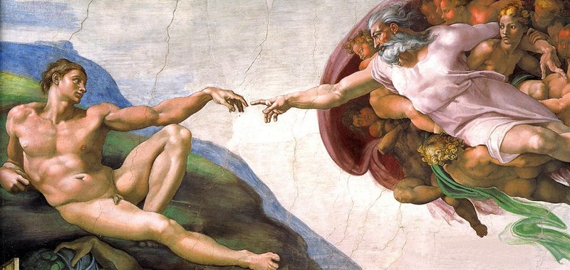 Bức tranh sự tạo dựng Edam - The Creation of Adam – Michelangelo.jpg