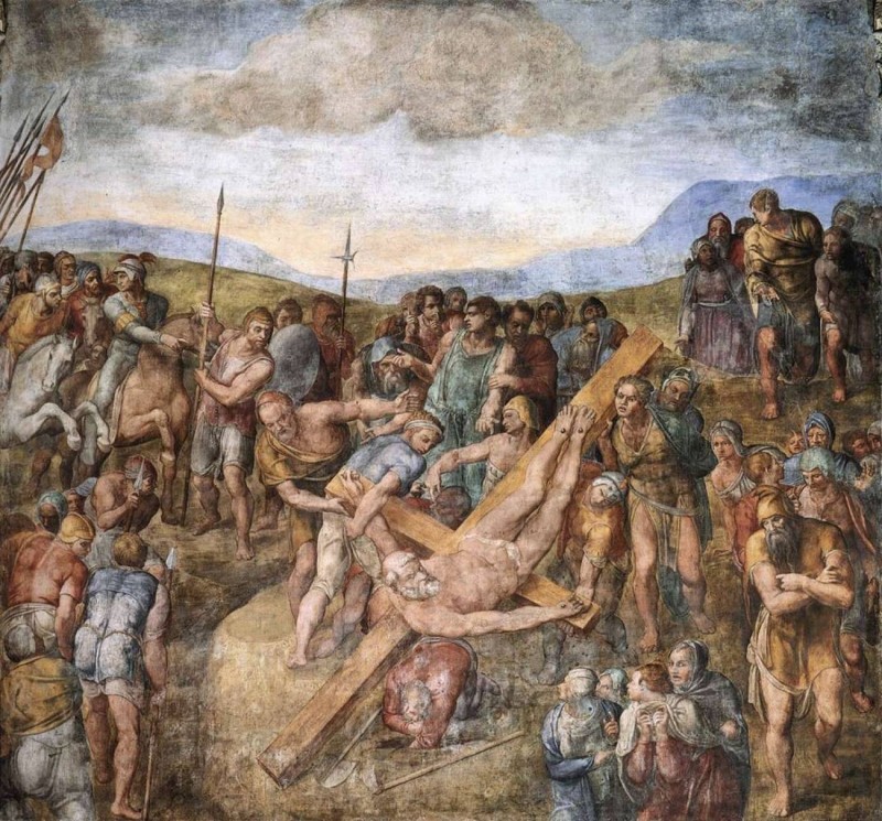 Bức tranh The Crucifixion of St. Peter.jpg