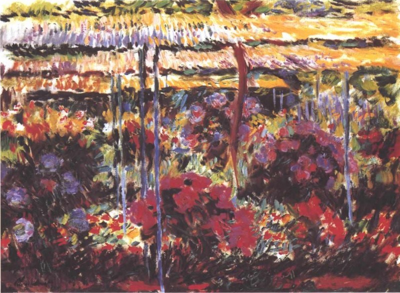 Bức tranh The Garden at Giverny.jpg