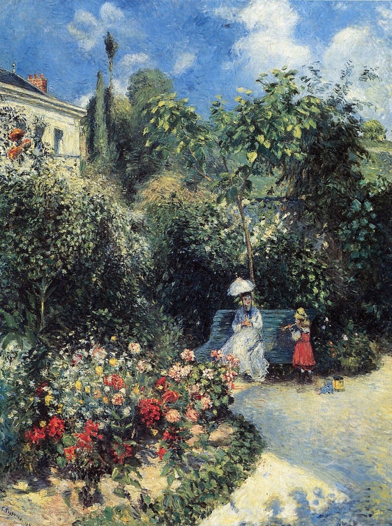 Bức tranh The garden of Pontoise.jpg