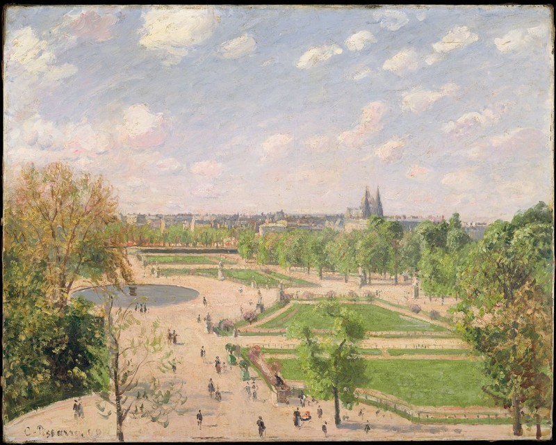 Bức tranh The Garden of the Tuileries on a Spring Morning.jpg
