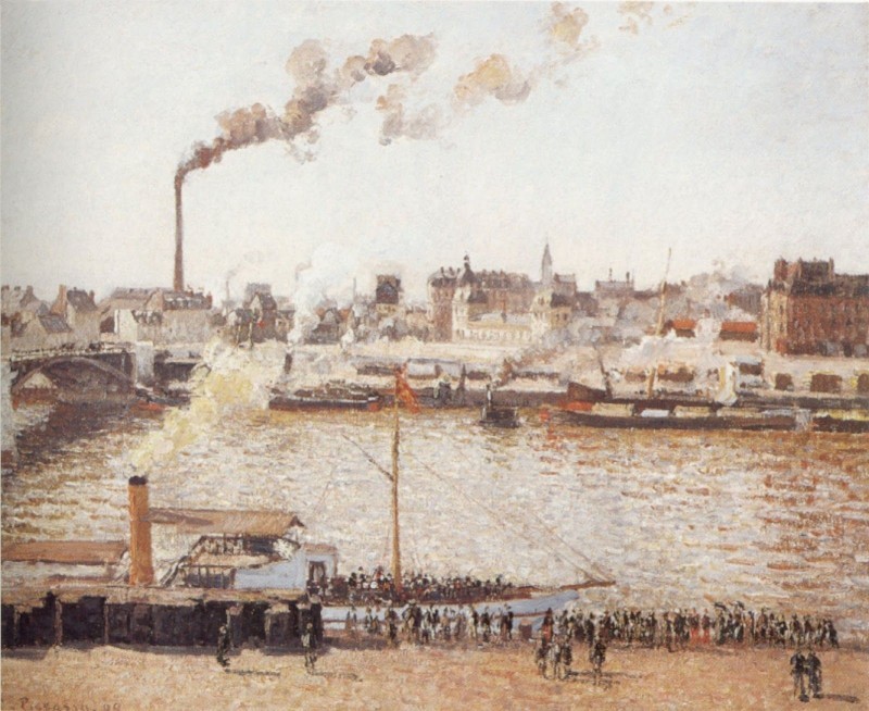 Bức tranh View of Rouen.jpg