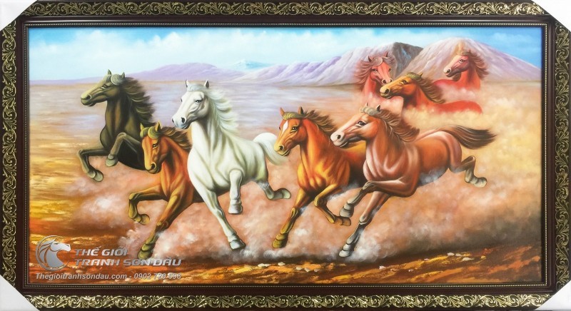 Tranh 8 Con Ngựa Chạy Trên Đất.jpg