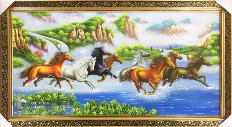 Tranh Mã Đáo Thành Công Phong Thủy Treo Phòng Khách.jpg