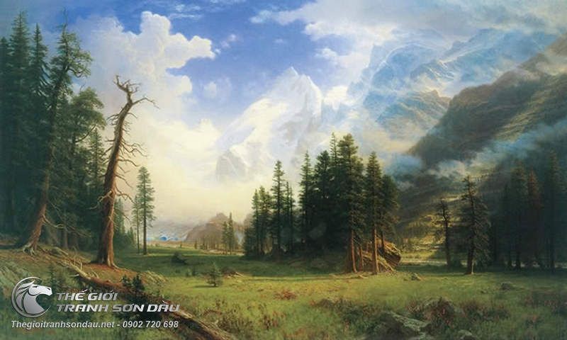 Tranh Phong Cảnh Rừng Núi Thiên Nhiên Bao La.jpg