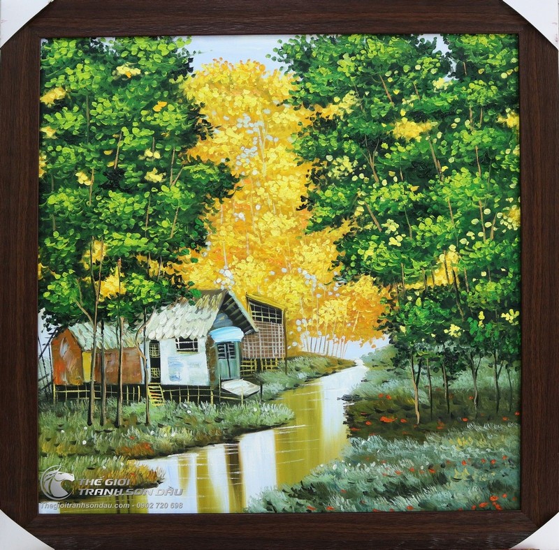Tranh Quê Hương Việt Nam Nhà Sàn.jpg