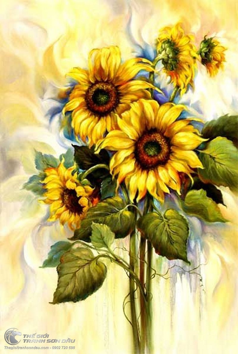 Hãy cùng đắm mình trong màu sắc vàng rực rỡ của những bông hoa hướng dương được thể hiện tuyệt đẹp trên bức tranh vẽ tinh tế. Hãy khám phá và tận hưởng đầy tràn niềm vui từ nét vẽ tinh tế này.