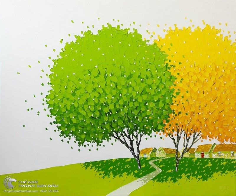 Bức tranh vẽ cây xanh này là một tác phẩm nghệ thuật tuyệt đẹp với các đường nét tươi trẻ và màu sắc đầy sinh động. Hãy đến đây để khám phá thế giới của gia đình loài cây này và cảm nhận được sự kỳ diệu của sự sống.
