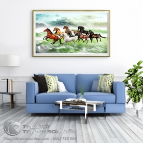 Tranh Bát Mã Phi Nước Đại Trên Thảo Nguyên