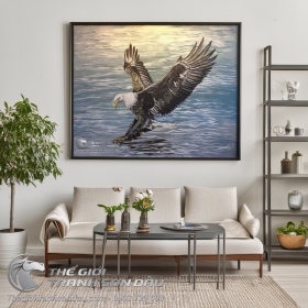 Tranh Đại Bàng Đang Bắt Mồi