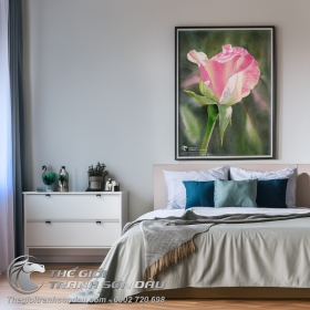 Tranh Hoa Hồng Sơn Dầu Tuyệt Đẹp