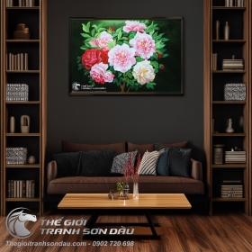 Tranh Hoa Mẫu Đơn Đẹp Giá Rẻ