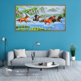 Tranh Mã Đáo Thành Công Sơn Dầu Đẹp Giá Rẻ