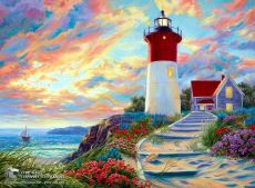 Tranh Phong Cảnh Biển Và Ngọn Hải Đăng