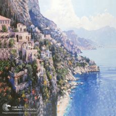 Tranh Phong Cảnh Biển Và Vách Đá Cheo Leo