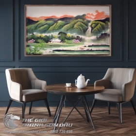 Tranh Phong Cảnh Làng Quê Yên Bình