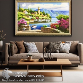 Tranh Phong Cảnh Nước Ngoài Treo Phòng Ăn