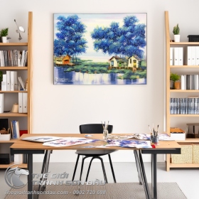 Tranh Phong Cảnh Quê Hương Đông Sang