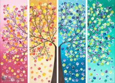 Tranh Phong Cảnh Sơn Dầu Bốn Mùa