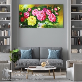 Tranh Phong Thủy Hoa Mẫu Đơn