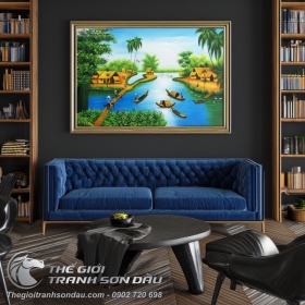 Tranh Quê Hương Sông Nước Miền Tây