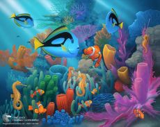 Tranh Sơn Dầu Đại Dương Biển Bao La