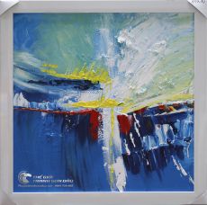 Tranh Sơn Dầu Trừu Tượng Đôi Bờ