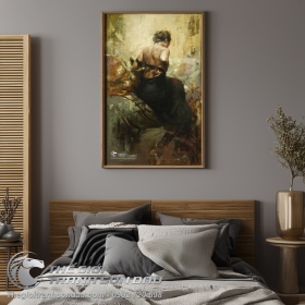 Tranh Thiếu Nữ Khỏa Thân Nghệ Thuật Đẹp