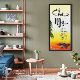 Tranh Thư Pháp Cha Mẹ