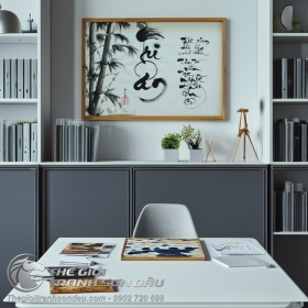 Tranh Thư Pháp Chữ Tri Ân Tặng Thầy Cô - Cha Mẹ