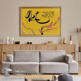 Tranh Thư Pháp Công Danh Tấn Phát