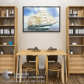 Tranh Thuận Buồm Xuôi Gió Chạy Qua Phải