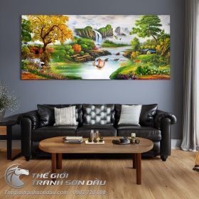 Tranh Thuyền Buồm Và Thiên Nhiên