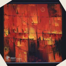 Tranh Trừu Tượng Đỏ Đen