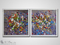 Tranh Trừu Tượng Hoa Màu Sắc Số Ba