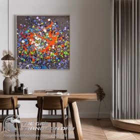 Tranh Trừu Tượng Hoa Màu Số Ba