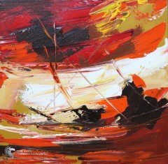 Tranh Trừu Tượng Mạnh Mẽ Số Ba