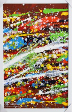 Tranh Trừu Tượng Những Vệt Màu