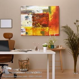 Tranh Trừu Tượng Ô Vuông