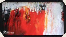 Tranh Trừu Tượng Sắc Đỏ