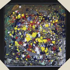 Tranh Trừu Tượng Sắc Vàng