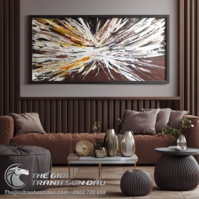 Tranh Trừu Tượng Trang Trí Phòng Khách