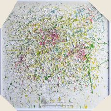 Tranh Trừu Tượng Trắng Xóa